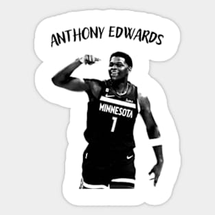 Anthony Edwards Sticker